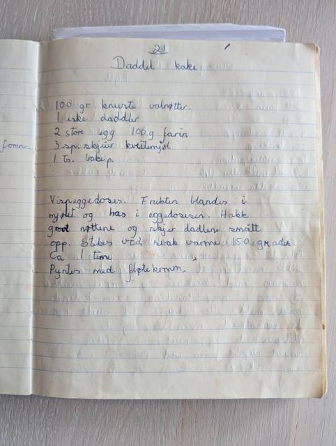 Skann: Daddelkake